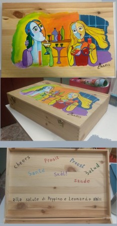 IL VINO DI PEPPINO  (53X35X11)